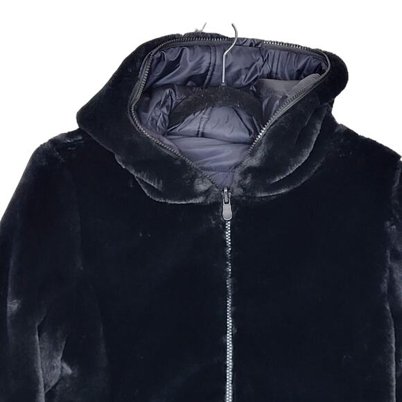 Save the Duck Reversible Puffer & Faux Fur Hoodie SKI Coat Women's Size Small - Picture 2 of 10